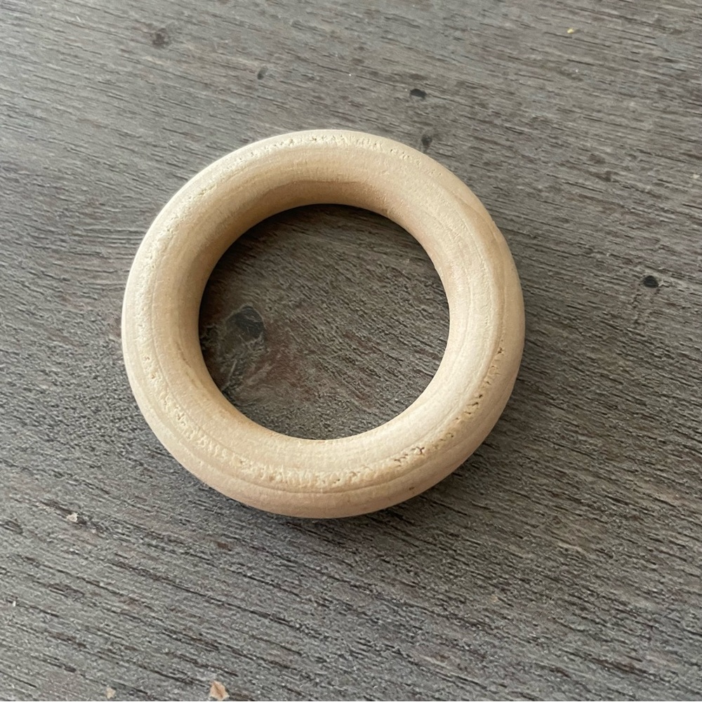 Natural Wooden Rings - Picture 2 of 4